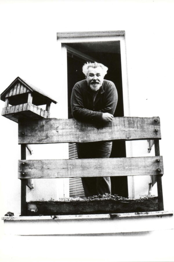 Bohumír Matal na mlýně v Prudké 70.–80. léta